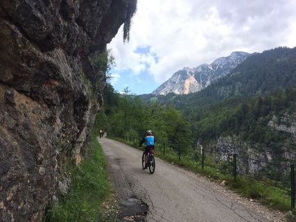 Foto von Alois Bründlinger entlang der Tour