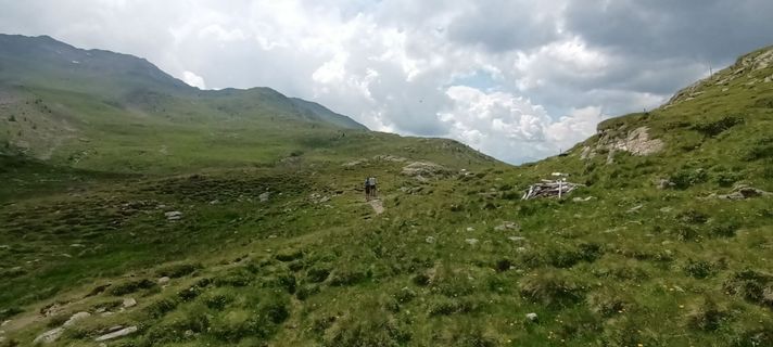 Foto von Gabriele Cucchi entlang der Tour