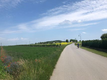 Foto von Katharina Egghart entlang der Tour