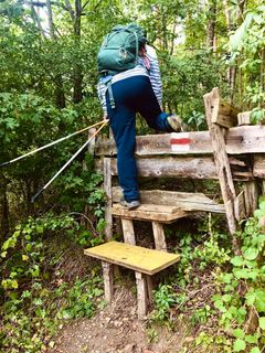 Foto von Kellner Heidi entlang der Tour