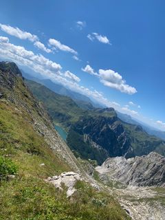 Foto de Sven Reiter a lo largo del recorrido