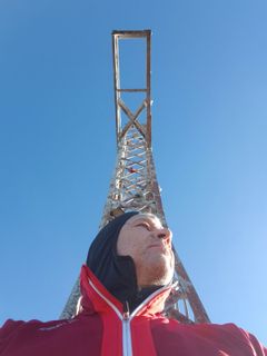 Foto von Harald entlang der Tour