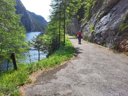 Foto de Josef Stein a lo largo del recorrido