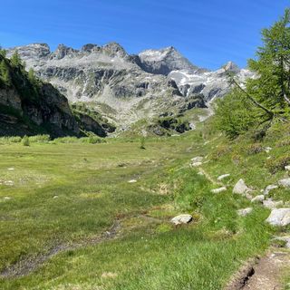 Photo de Luca Bonzani le long du parcours