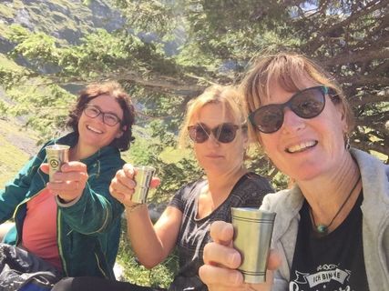 Foto von Monique Meyer entlang der Tour