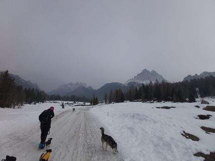 Photo de Antonietta Havasi le long du parcours