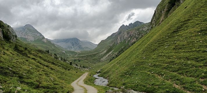 Foto de Gabriele Cucchi a lo largo del recorrido