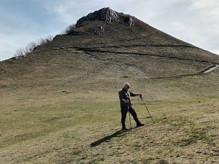 Photo de Gabriele Cucchi le long du parcours