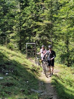 Foto de Florian Bogenberger a lo largo del recorrido
