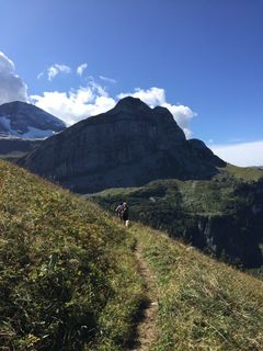 Foto von Monique Meyer entlang der Tour