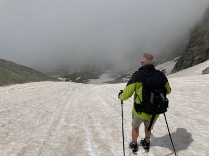 Foto de Mauro Stefanoni a lo largo del recorrido