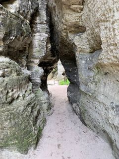 Foto von Evelin Wagner entlang der Tour