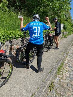 Foto von Bernd Schmitt entlang der Tour