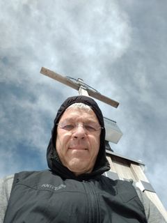 Foto von Harald entlang der Tour