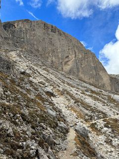 Foto de Andreas Mader a lo largo del recorrido