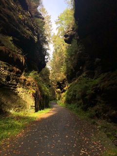 Foto von Jutta Loesenbeck entlang der Tour
