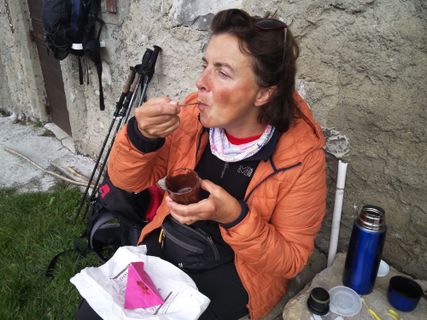 Foto von Ugo Rocca entlang der Tour