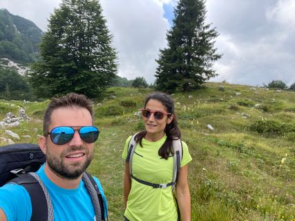 Foto von Fabio Infanti entlang der Tour
