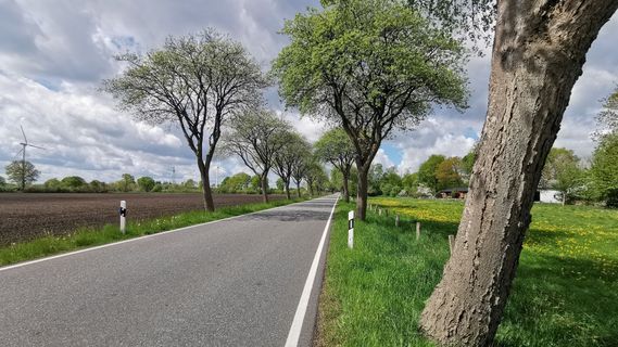 Foto von Bernd Schmitt entlang der Tour