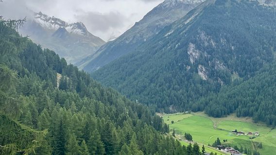 Foto de Katja Hechler a lo largo del recorrido