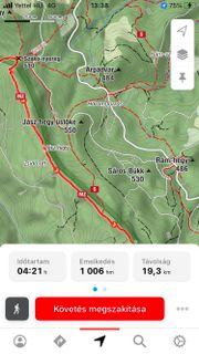 Zdjęcie z Gergő Pavlik wzdłuż trasy