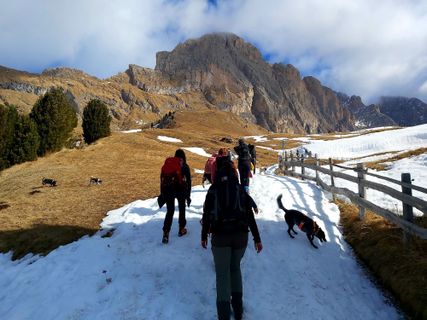 Foto de Antonietta Havasi a lo largo del recorrido