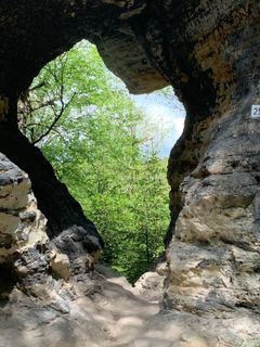 Foto de Evelin Wagner a lo largo del recorrido