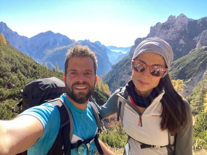 Zdjęcie z Fabio Infanti wzdłuż trasy