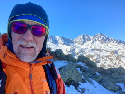 Photo de Mauro Stefanoni le long du parcours