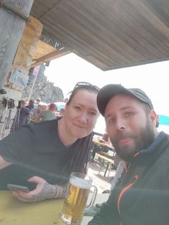 Foto von Michael entlang der Tour