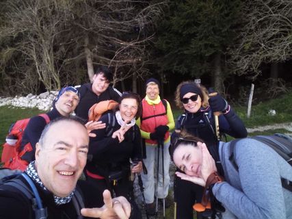 Photo de Ugo Rocca le long du parcours