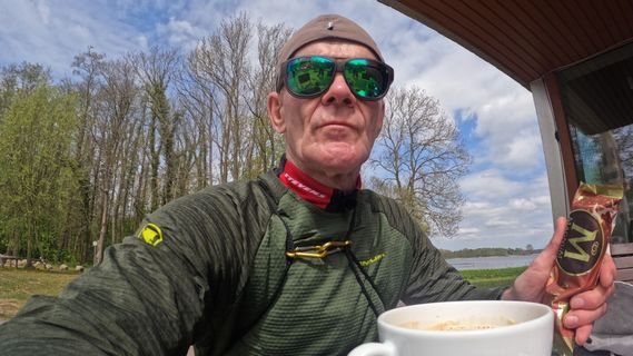 Photo de Bernd Schmitt le long du parcours