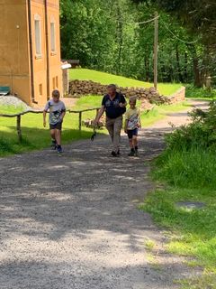 Foto von Evelin Wagner entlang der Tour