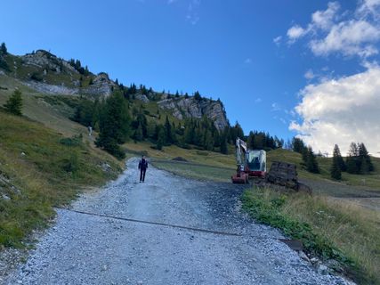 Photo de Fabio Infanti le long du parcours