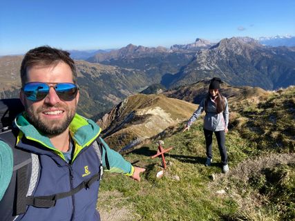 Foto von Fabio Infanti entlang der Tour