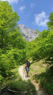 Foto von Michael entlang der Tour