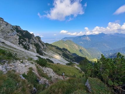 Photo de Christian Lerchster le long du parcours