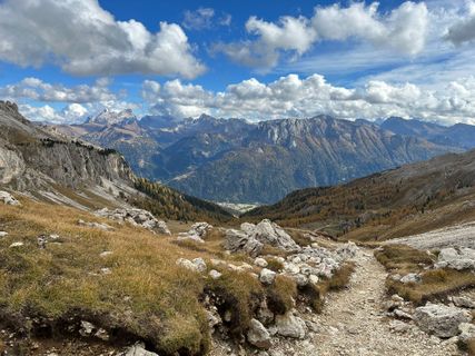 Foto de Andreas Mader a lo largo del recorrido