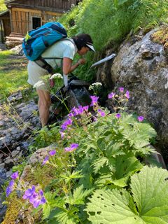 Photo de Michael Bauer le long du parcours