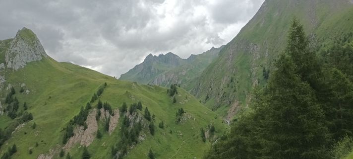 Foto de Gabriele Cucchi a lo largo del recorrido