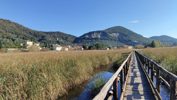 Foto von Luca Barsotti entlang der Tour