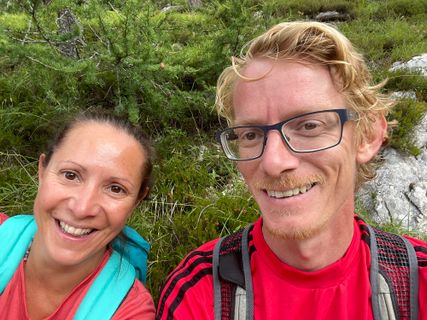 Foto von Claudia Streußnig entlang der Tour