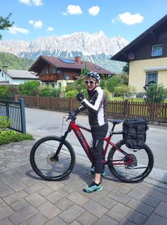 Foto von Josef Stein entlang der Tour