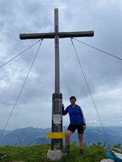 Foto de Edith Gahbauer a lo largo del recorrido