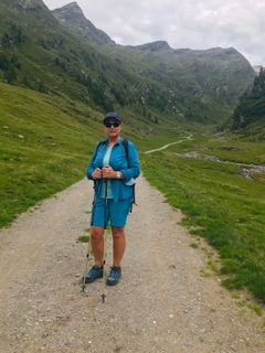 Fotografia z Ulrike Andergassen na trase