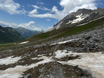Foto de Uwe Schlenker a lo largo del recorrido