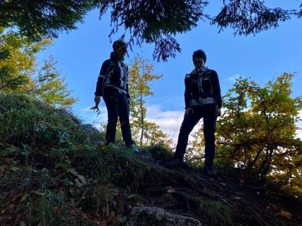 Foto de Stefan Sunkler a lo largo del recorrido