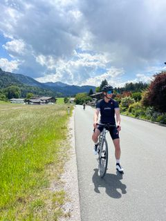 Foto von Helmut Schuchter entlang der Tour