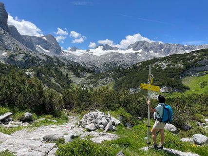 Foto von Michael Bauer entlang der Tour