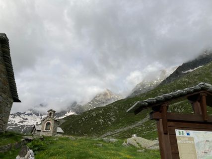 Foto von Mauro Stefanoni entlang der Tour